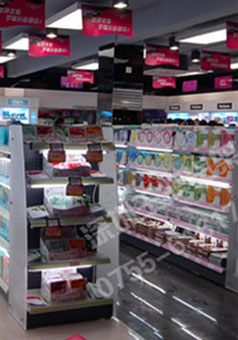 Stationery store shelves