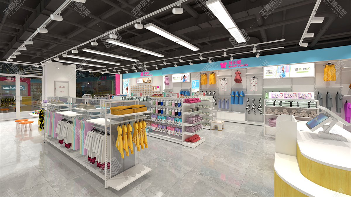 母婴店货架，孕婴店货架，母婴店设计，孕婴店设计