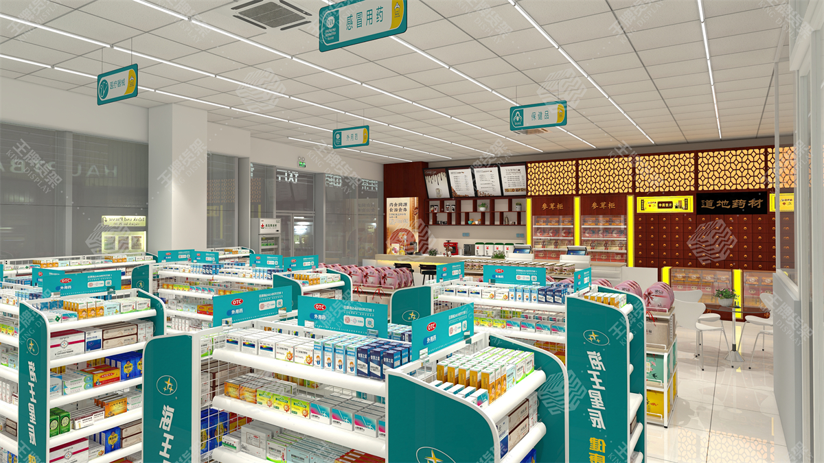 药店货架，药房货架，王牌货架，货架，药店设计