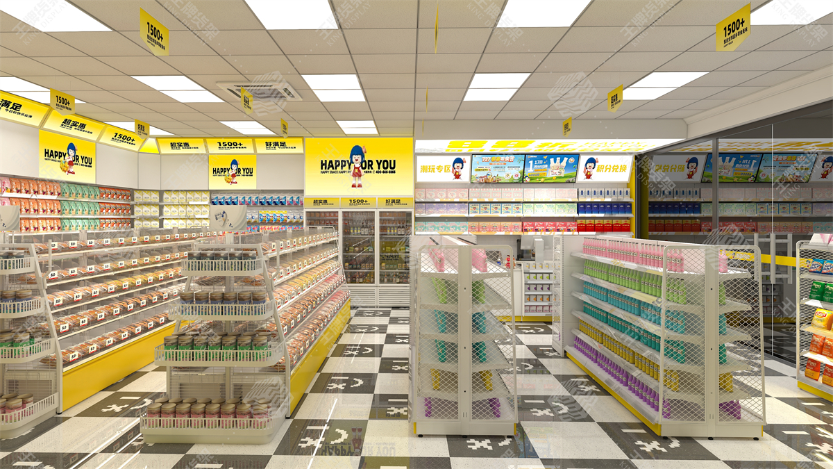 零食店货架，食品店货架，王牌货架