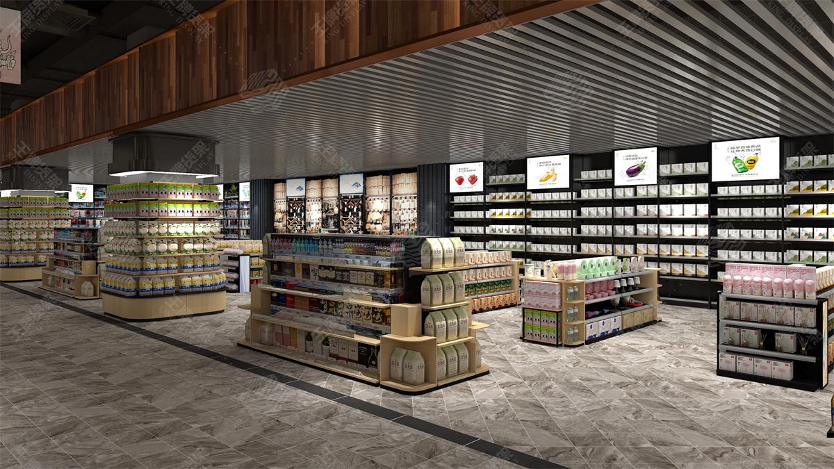 超市货架，超市设计，王牌货架