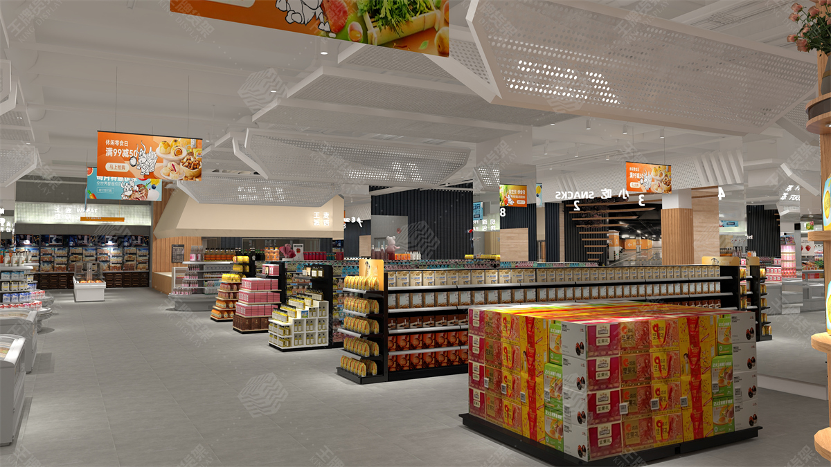 超市货架，超市设计，王牌货架