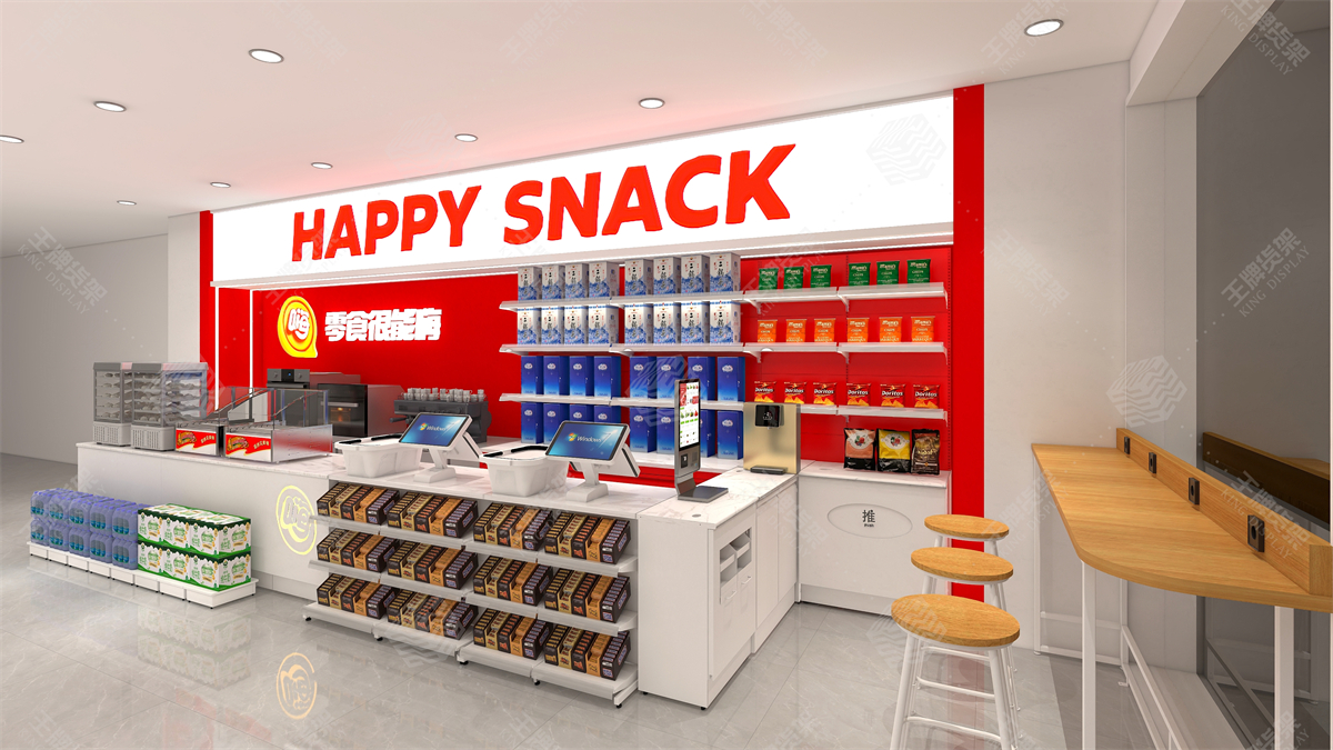 零食店货架，食品店货架，王牌货架