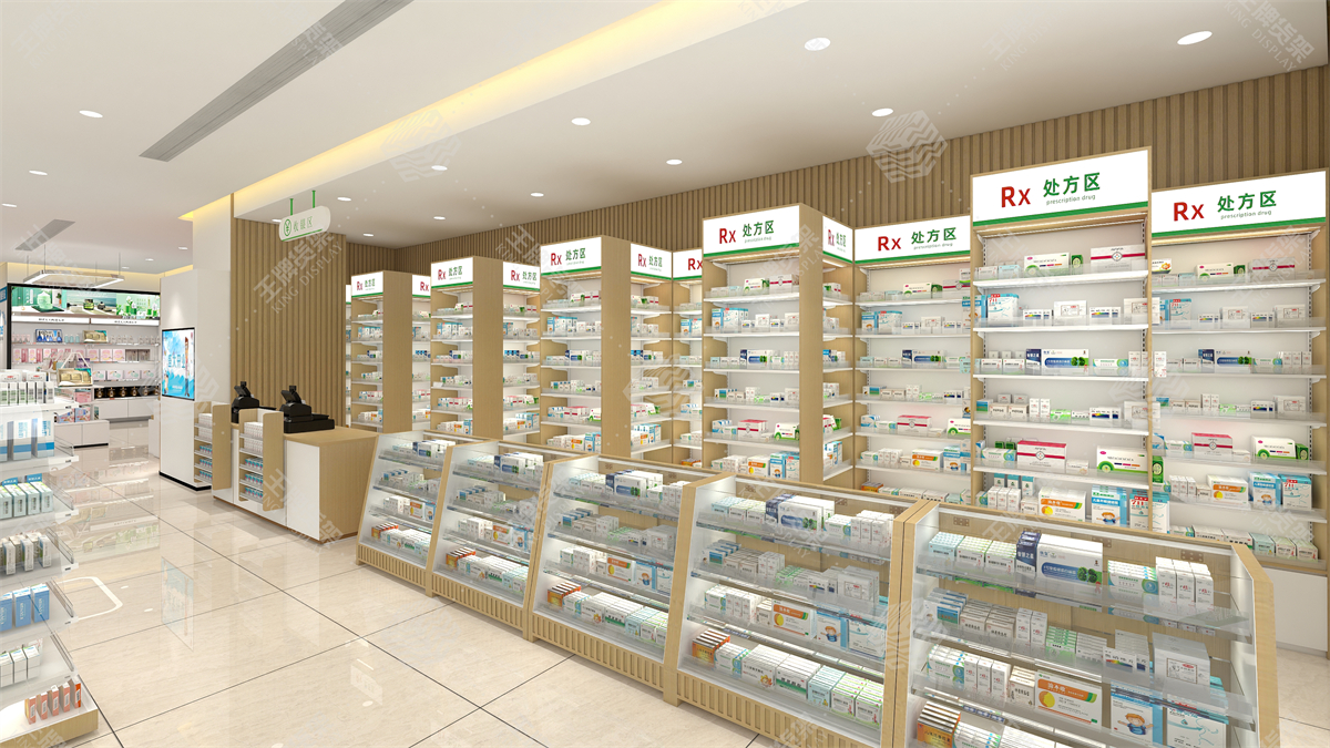 药店货架，药房货架，王牌货架